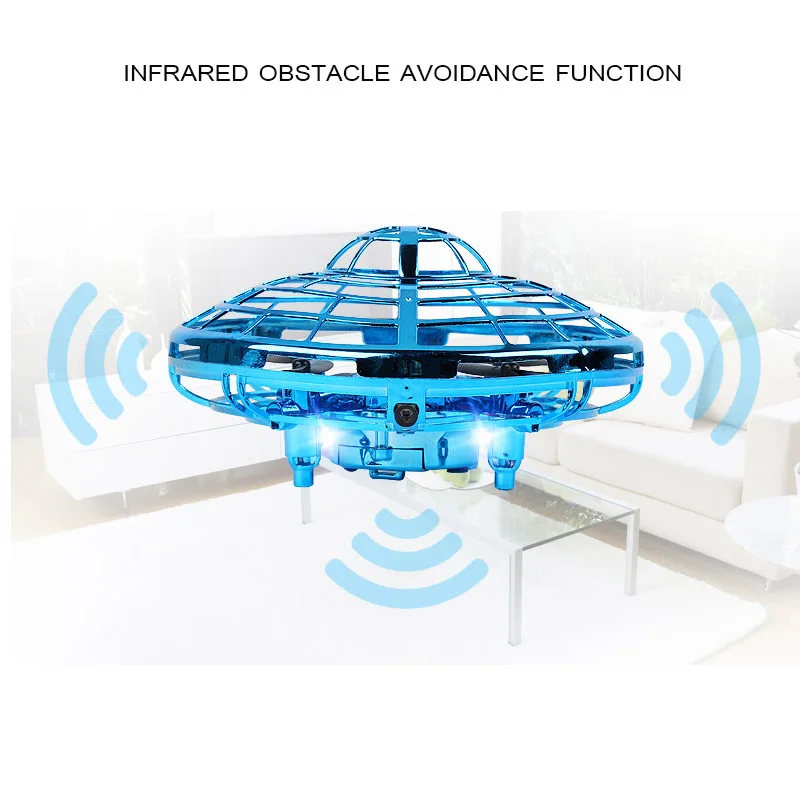 Радиоуправляемый мини-Дрон Радиоуправляемый вертолет НЛО Радиоуправляемый Дрон инфракрасная Индукционная авиация Квадрокоптер обновленная Высококачественная радиоуправляемая игрушка подарки дропшиппинг