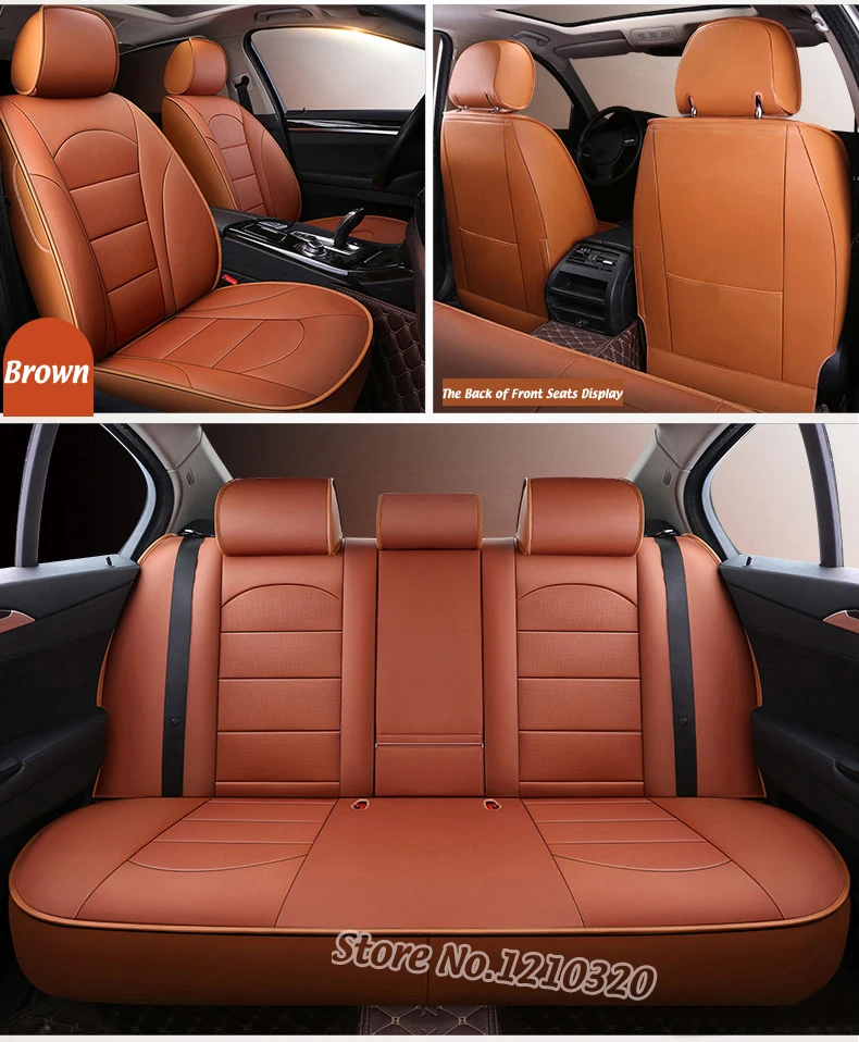 Ausftorer полный охват сиденье из натуральной кожи подушки для Audi A7 сиденья из воловьей кожи поддержка автокресла защитные аксессуары для поездок на 15 шт