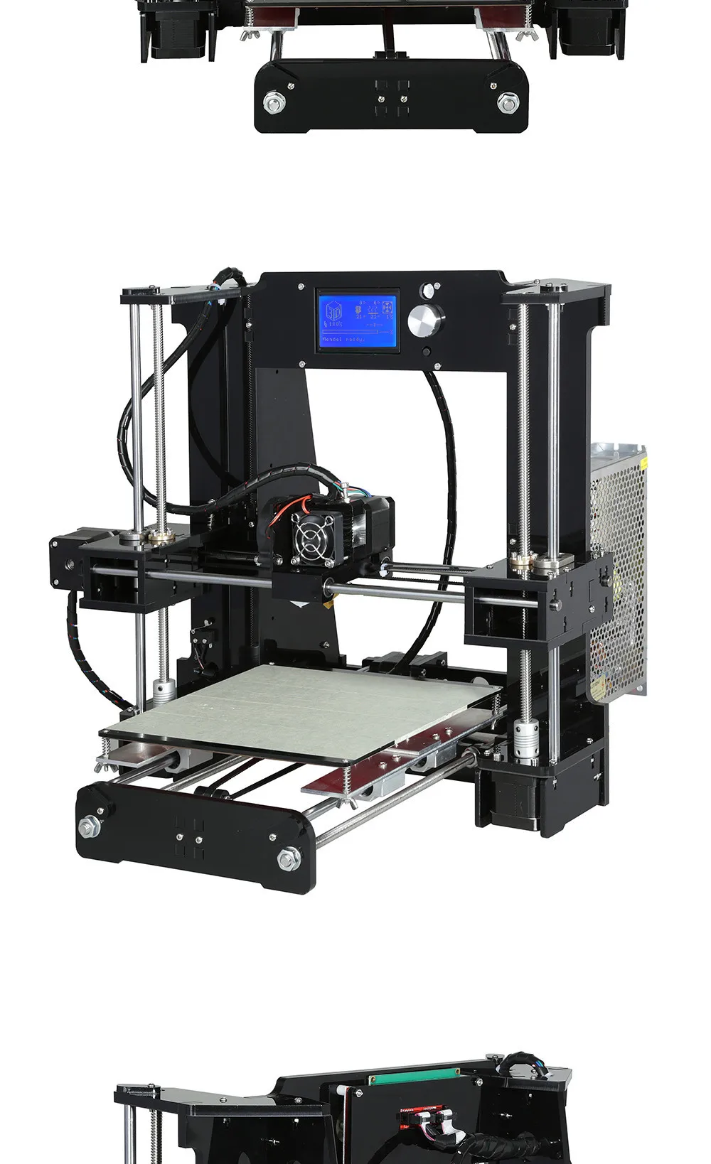 Дешевые Anet E10 A6 Impresora 3d принтер Высокая точность Reprap Prusa i3 3d принтер DIY комплект офф-лайн печати с 10 м PLA нити