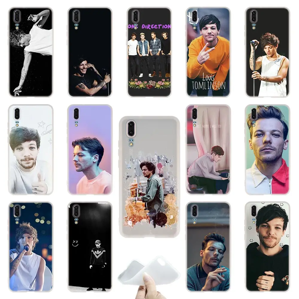 Односторонний чехол Louis Tomlinson из ТПУ чехлы для телефонов Huawei P40 P30 P20 Pro P10 P9 Lite p30lite