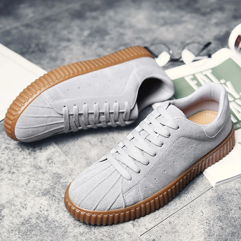 

AD AcolorDay 2017 Fashion Designer Superstar Shoes for Men Top Quality Suede Spring Men Shoes Luxury Brand Common Projects 39-44