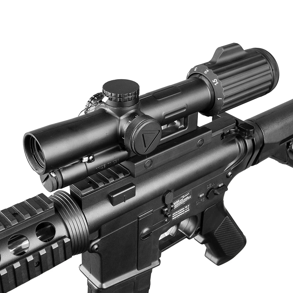 ACOG 1-6X24 крест концентрическая винтовка тактический прицел для винтовки для охоты оптическая боковая иллюминация R& G винтовка снайперская область