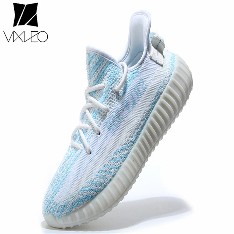 

2019 NEW Fashion Men Casual Shoes KanyEs White Red Black Boosts 350 Fashion Air Breathable Unisex Shoes Free Shipping Size 36-45