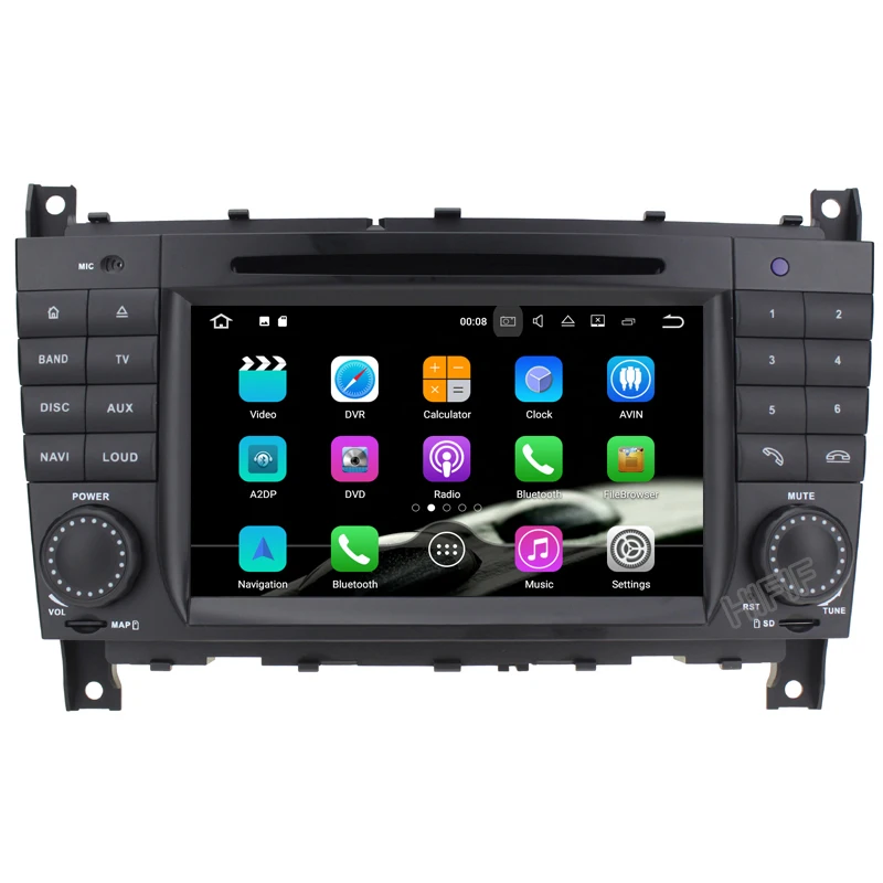 Px6 4 + 64 ГБ Android 10 Восьмиядерный 2 DIN автомобильный DVD GPS стерео для Mercedes Benz W203 W209 W219 A