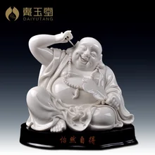 Dai yutang Dehua statuary pot-bellied Смеющийся Будда украшение статуи/уложенные обратно Maitreya D20-17