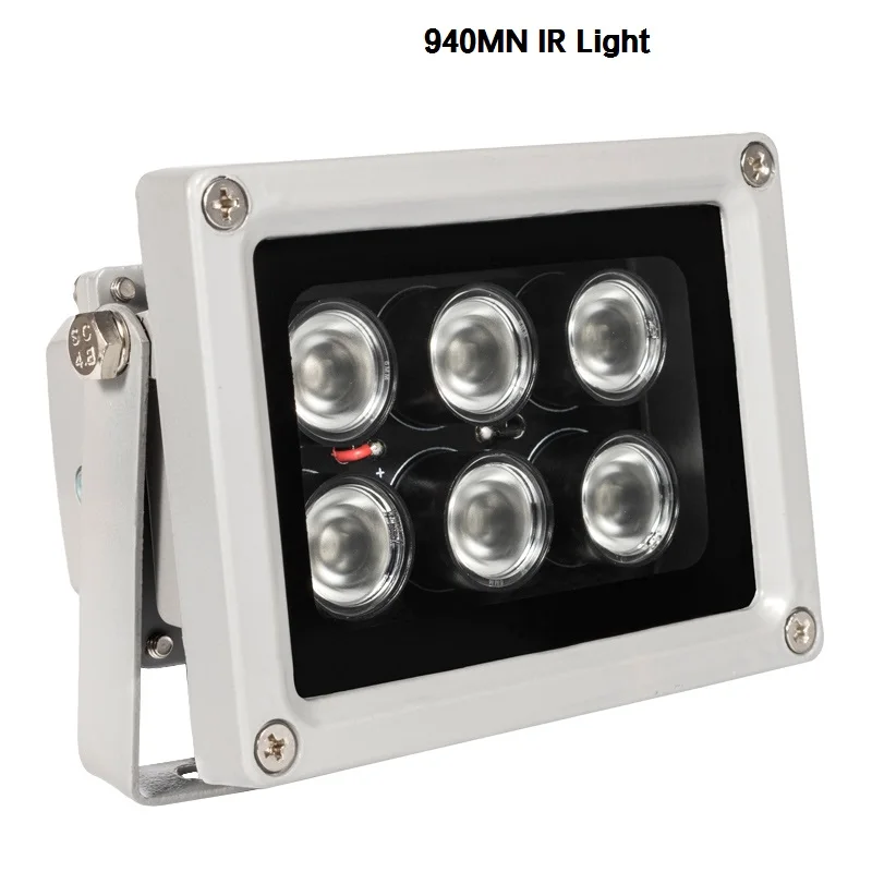 

High Quality 940mn Led Light CCTV Infrared IR Illuminator Fill Light 6pcs Lamp Night Vision Waterproof For Security IP Camera