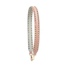 2018 New Collection Punk Wide Strap Handbag Accessories Rivets Long Shoulder Strap PU Leather Shoulder Belt For Bag 90 Length Bag Parts 2018 New Collection Punk Wide Strap Handbag Accessories Rivets Long Shoulder Strap PU Leather Shoulder Belt For Bag 90 Length Bag Parts