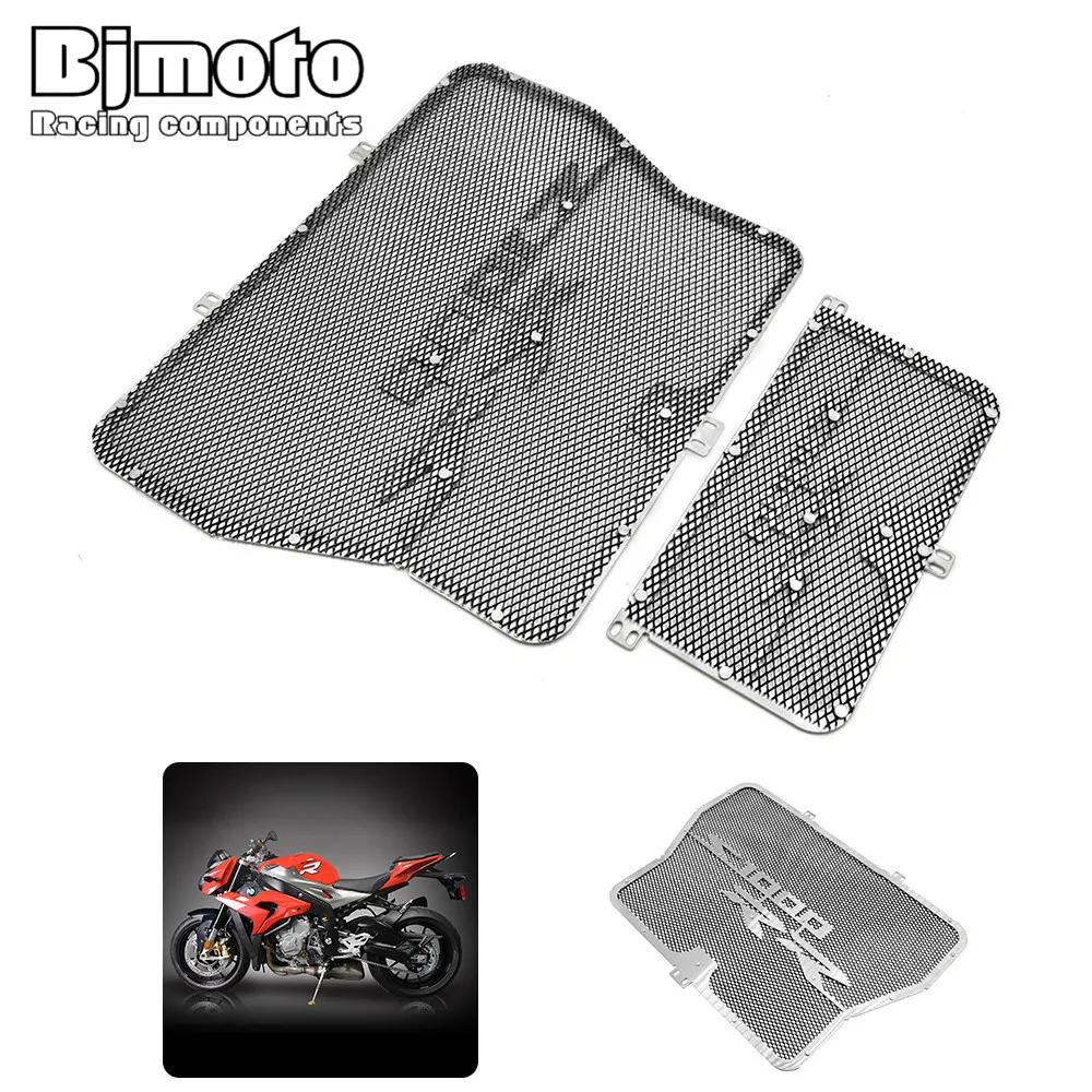 

BJMOTO Radiator Guard Cover Grill Guard Grille For BMW S1000R 14-15 S1000RR 10-16 HP4 12-14 S1000XR 15-16 Oil Cooler Protector