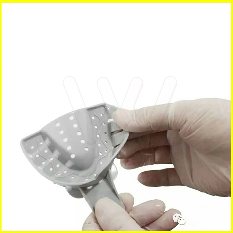 Plastic Tooth Tray U Shape Teeth Holder Tools Set Dental Impression Trays (6)