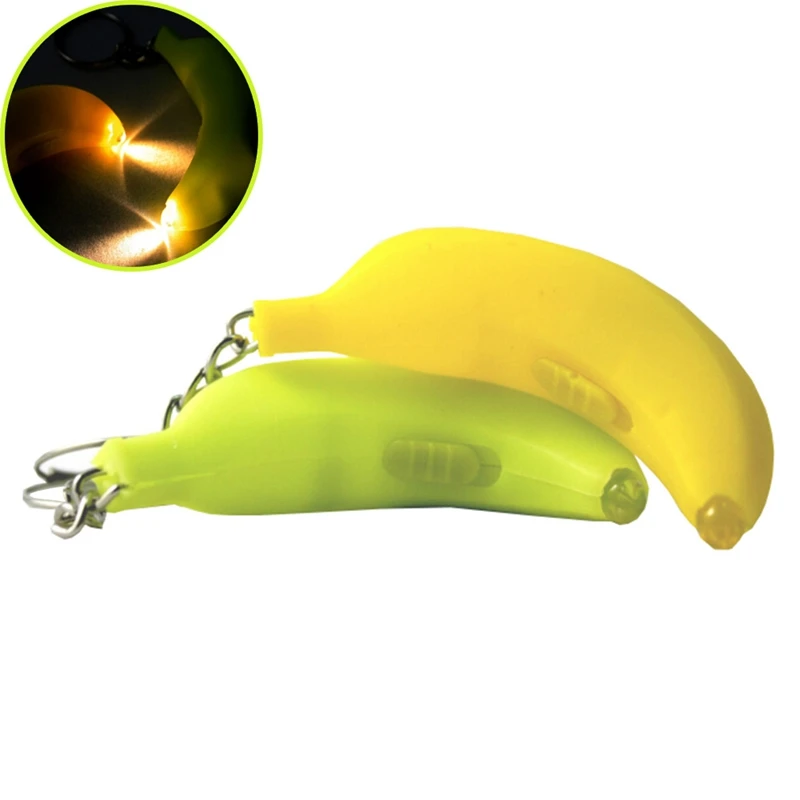 

Hot Sale Banana Shaped Plastic Housing LED Flashlight Lamp Pendant Key Ring KETCHAIN