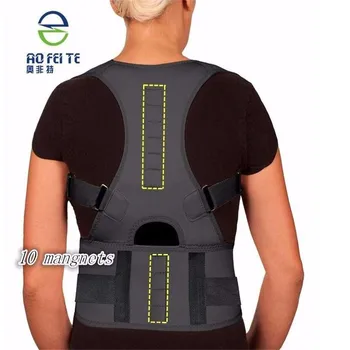 Orthopedic Back Support Belt Women Men Correct Posture Brace Back Correcteur de Posture Magnetic Posture Corrector 10 Magnets