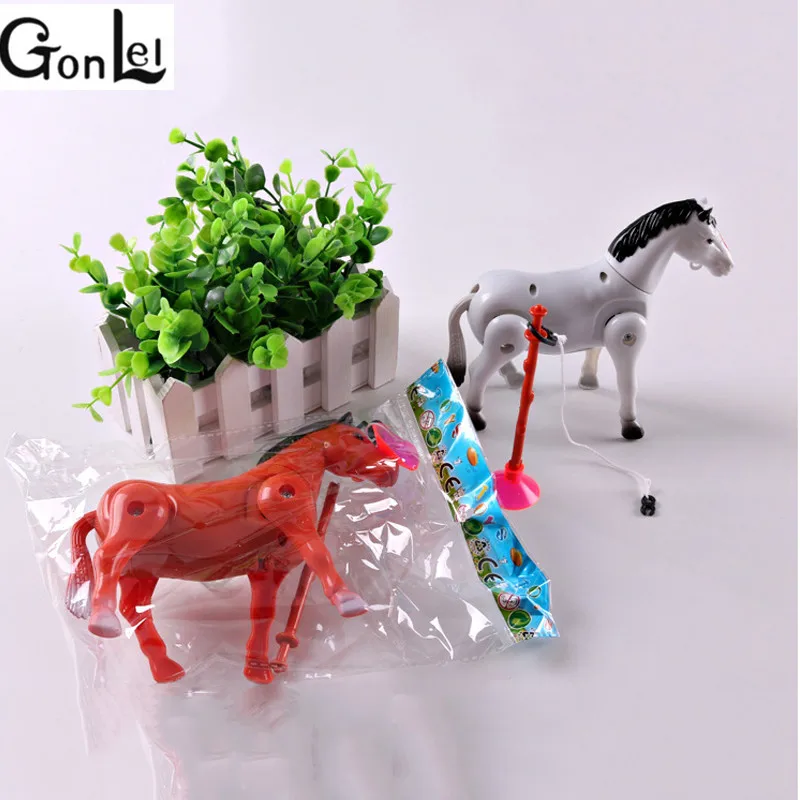 

GonLeI 2pc Electric merry go round Horse knight whirligig Children's wisdom education toys gift Running steed