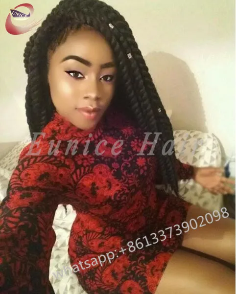 12 Strands Piece Crochet Braiding Hair Style Extensions Large
