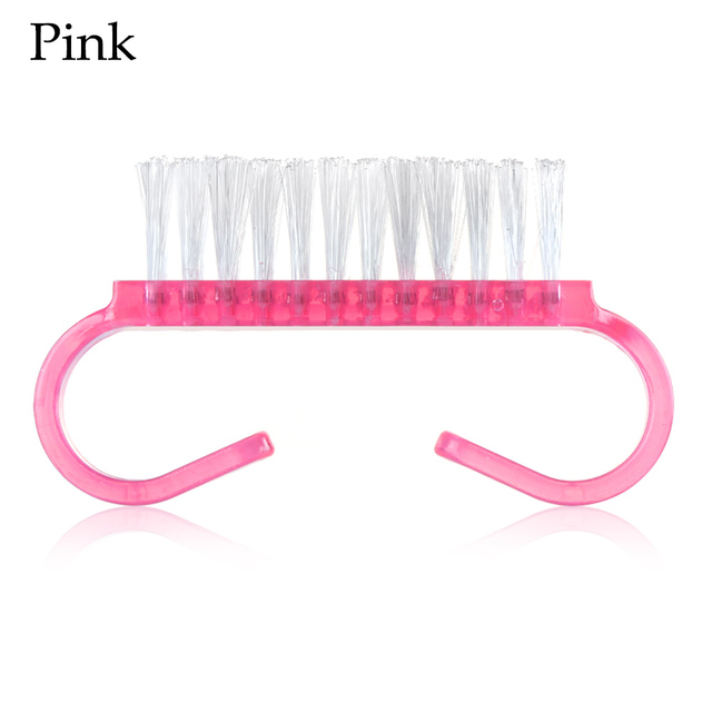 Top Cleaning Nail Brush Hot Sell Tools File For Nail Art Care Manicure Pedicure Soft Remove Dust Small Angle Clean Tool