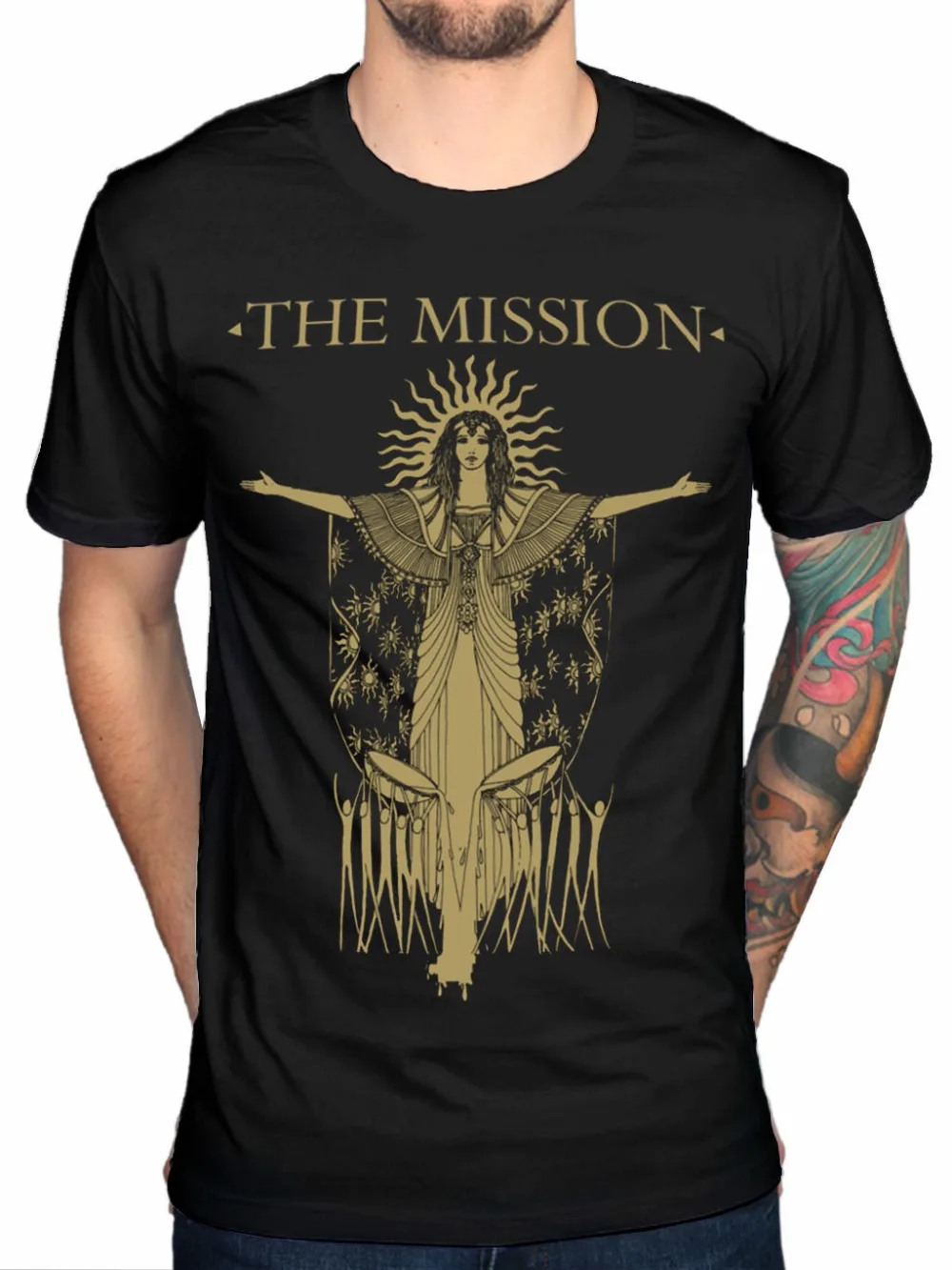 

**SALE** Official The Mission Gods Own Medicine T-Shirt Gothic Rock Band Merch