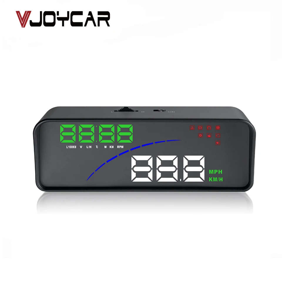 VJOYCAR OBD2 дисплей на голову P9 Hud Дисплей лобовое стекло автомобиля скоростной