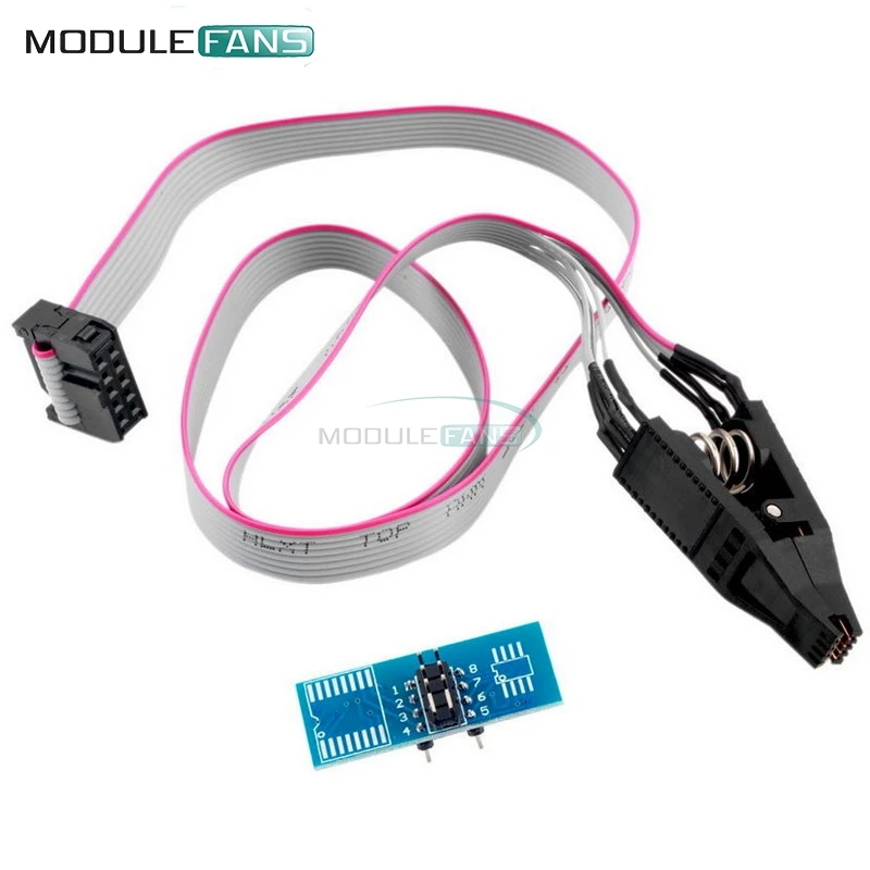 Soic8 Sop8 Sop Format Flash Chip Ic Test Clips Socket Adpter Bios 24 25 Soic8 Sop8 Sop Format Flash Chip Ic Test Clips Socket Adpter Bios 24 25