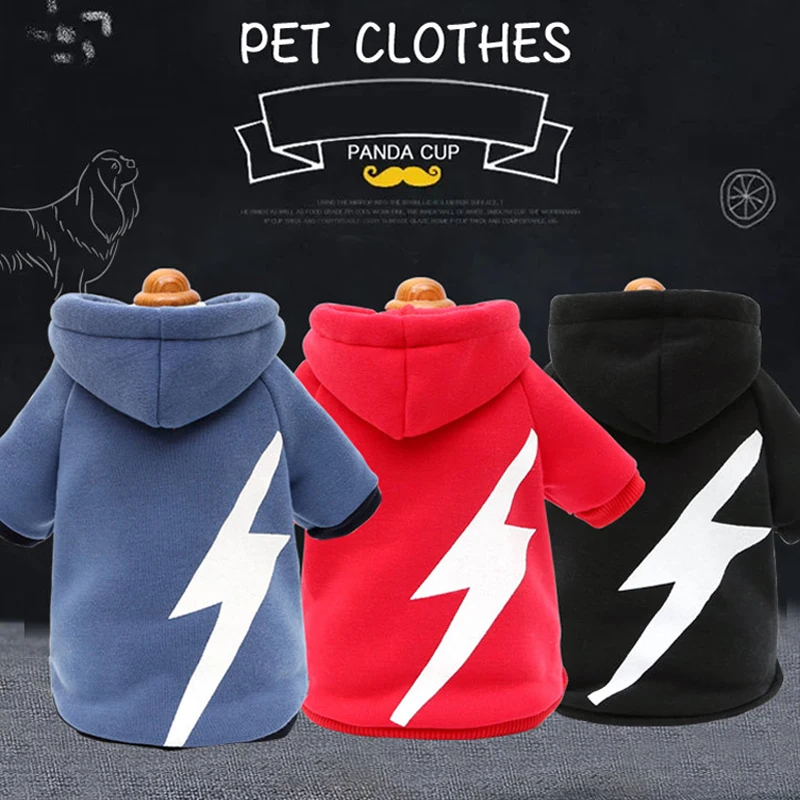 Pet Clothes Dog Hoodies Spring Autumn Leisure Sweatshirts For Small