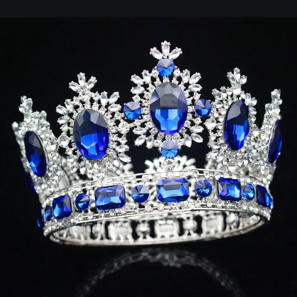 Crystal Queen Bridal Tiaras and Crowns Bride Headpiece Wedding Head Jewelry Accessories For Women Diadem Prom Hair Ornaments