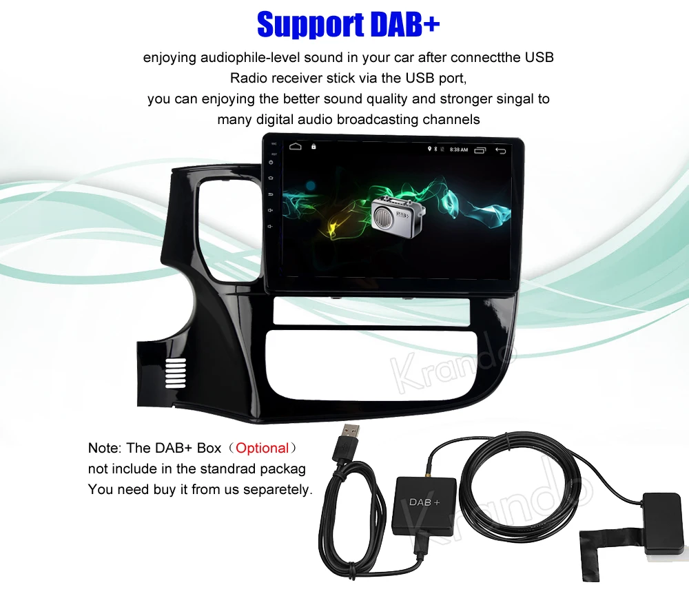Cheap Krando 10.1" Android 7.1 car radio gps navigation multimedia system for Mitsubish Outlander 2015+ audio player WIFI 3G DAB+ 10 Cheap Krando 10.1" Android 7.1 car radio gps navigation multimedia system for Mitsubish Outlander 2015+ audio player WIFI 3G DAB+ 10