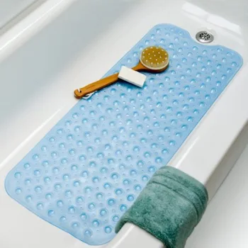 

Hot Extra Long PVC Mats Bathroom Bath Mats With Suction Cup Mats Non Slip PVC Shower Bathroom Rugs Bathroom Carpet Set