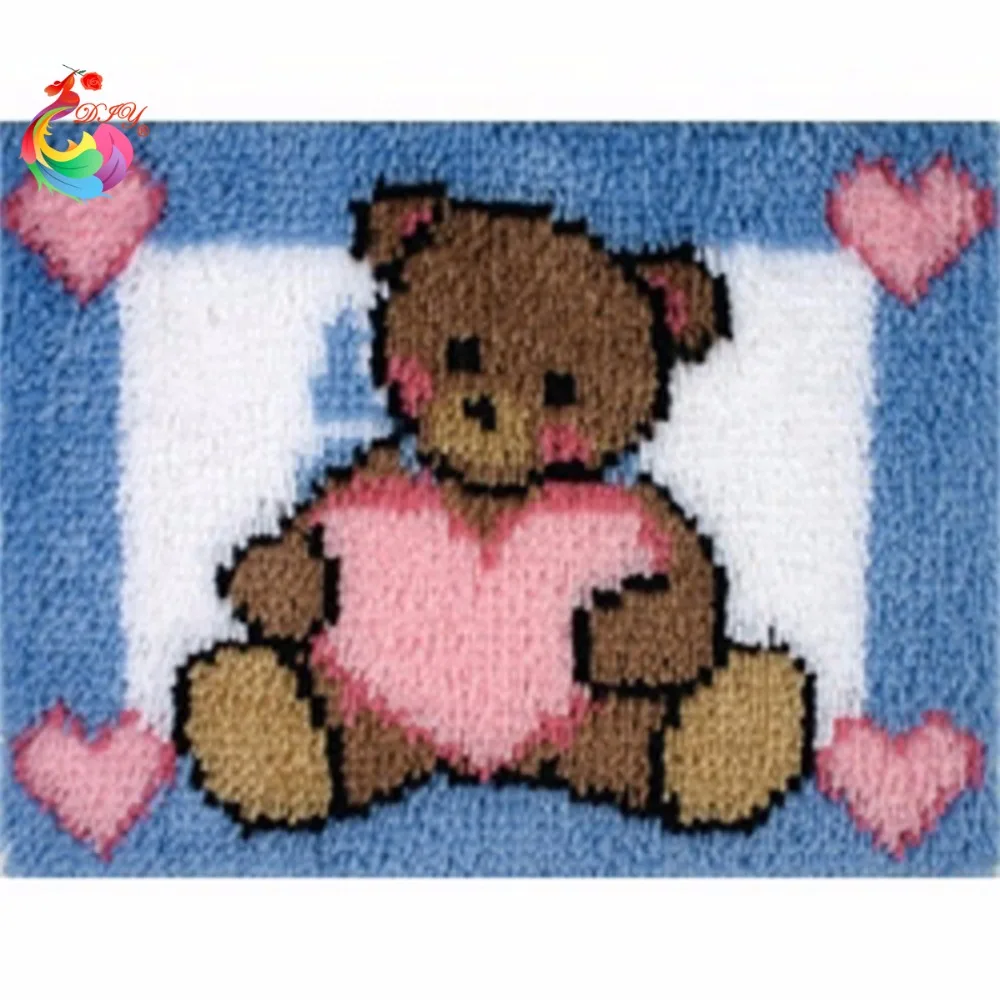 latch hook rug kits knitting needles cross stitch thread embroidery