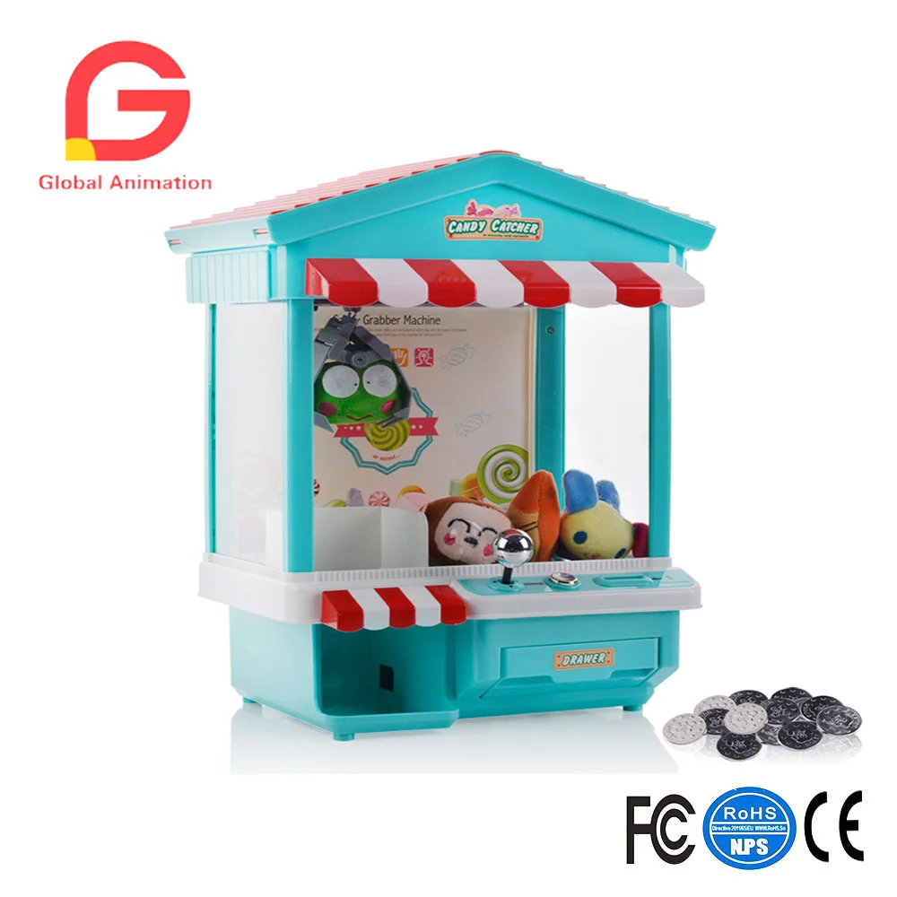

29*22*36.5CMFeatures Electronic Claw Toy Grabber Machine,Animation,4 Animal Plush,and Authentic Arcade Sounds For Exciting Play