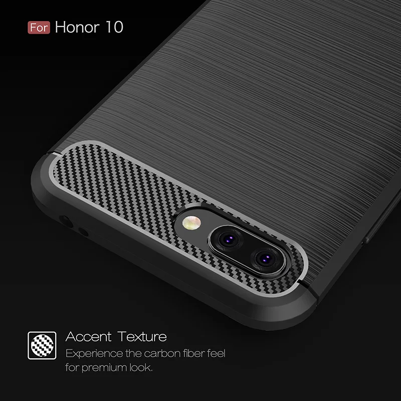 carbon fiber silicone case honor 10 (3)