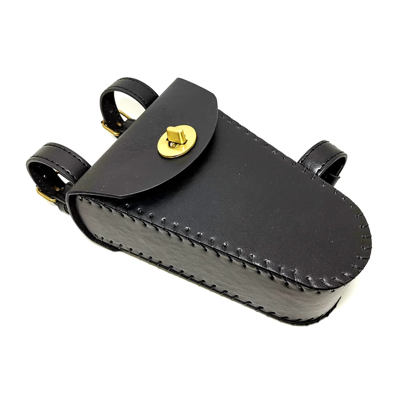 Top G05 Cycling tool bags Retro bicycle with beam triangle bag kit beam bag bag leather nostalgic classic style 15