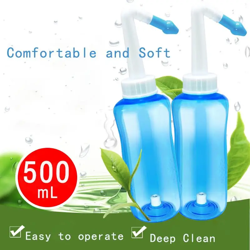 Adults Children Nasal Wash Cleaner Nasal Wash Cleans Moistens Nose Protector Allergies Relief Nasal Pressure Neti Pot Aspirator