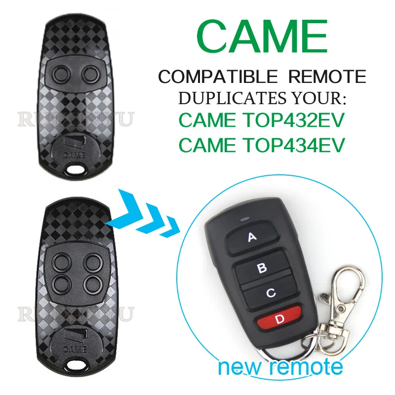 Came Top432ev Top434ev Remote Control Duplicator 433 92mhz Came