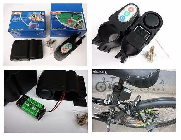 Скоростной велосипедный гудок велосипедный замок криптический телефон новая горная сигнализация для велосипеда ADC замок для отправки батареи Dead Fly
