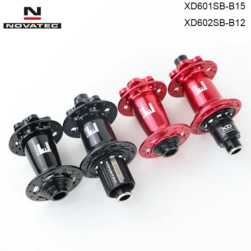 

Novatec XD601SB-B15 XD602SB-B12 6 Pawls 28 32H 120 Clicks Boost Mountain Bike Hub With ABG XD Freehub Cassette Body 100mm 148mm