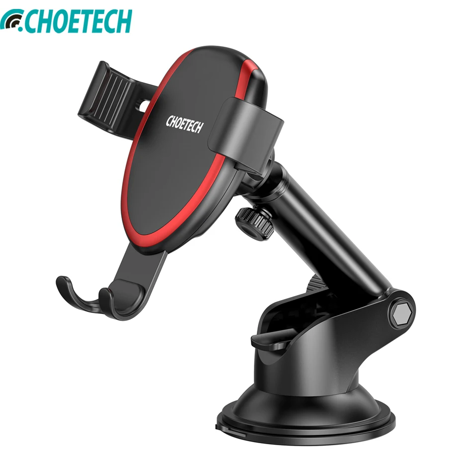 

CHOETECH 2 in 1 Wireless Car Charger for iPhone XS Max Samsung S8 Quick Wireless Charging Charger Car Mount Mobile Phone Holder