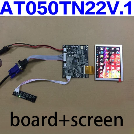 

5inch 640x480 VGA control driver AV+VGA board for AT050TN22 V.1 AT056TN52 V.3 AT080TN52 V.1