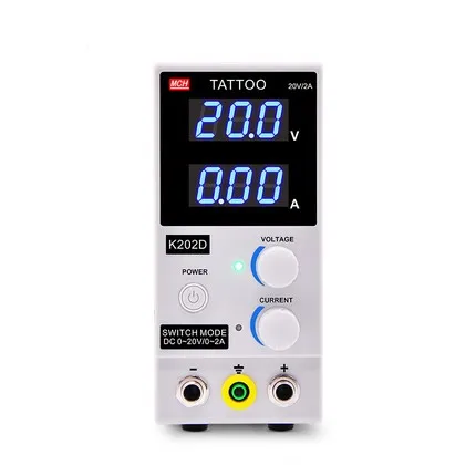 

TATTOO Tattoo Equipment Regulator Digital Display Constant Voltage Current Source for MCH Adjustable Voltage Tattoo Machine