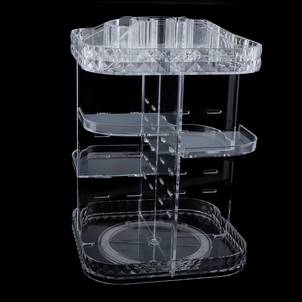 Makeup Brush Holder Face Cream, Lotions Storage Container Box Cosmetic Case Makeup Cosmetic Organizer