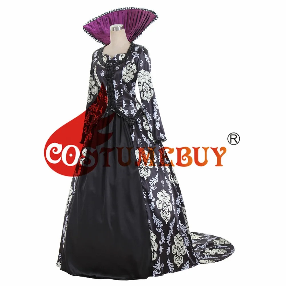 CostumeBuy Once Upon A Time, Регина, костюм Миллз, платье для женщин, средневековое свадебное платье, любой размер, L920