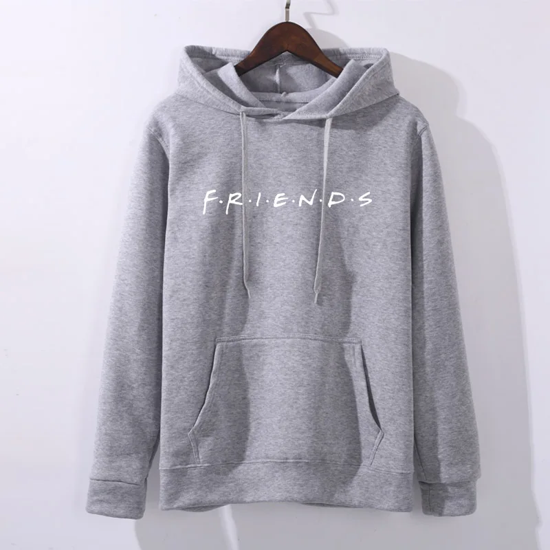 Light grey 1 Новинка, Harajuku, летние топы с буквенным принтом, модные повседневные толстовки для женщин, друзей, ТВ шоу, Подарочный Hoody - Цвет: Light grey 1