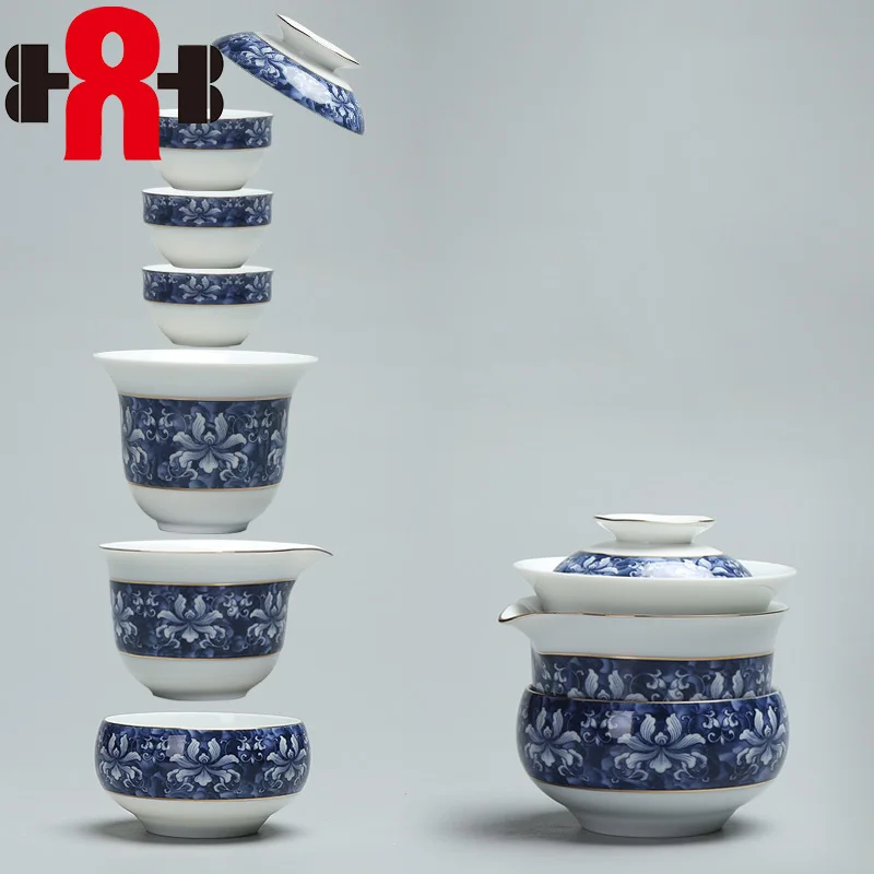 

coffee tea sets ceramic teapot kettle gaiwan cup of tea portable travel tea set chinese kung fu tea set,High quality 1 Pot 2 Cup