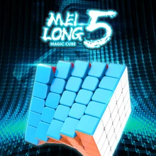 MFJS Meilong 5X5 Stickerless speed cube Moyu Mofang Jiaoshi 5X5X5 волшебный куб