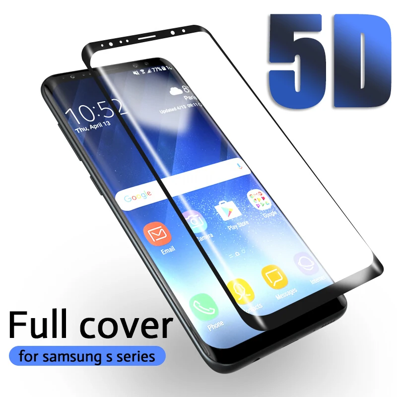 

5D tempered glass for samsung galaxy s9 screen protector protective glass sumsung sansung s8 s7 s6 edge plus note 8 9 cover film