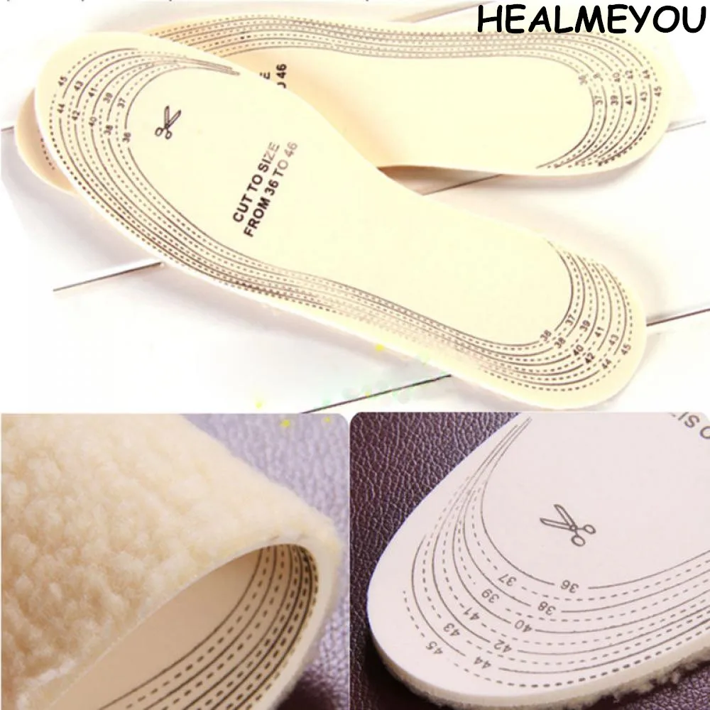 2Pc Memory Foam Insoles Orthopaedic Inner Soles Shoes Foot Trainer Footwear
