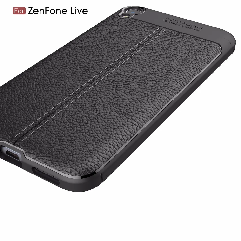 Для Asus Zenfone Live ZB501KL матовый мягкий из ТПУ кожаный чехол для Max Pro M2 ZB631KL ZB633KL M1 ZB555KL