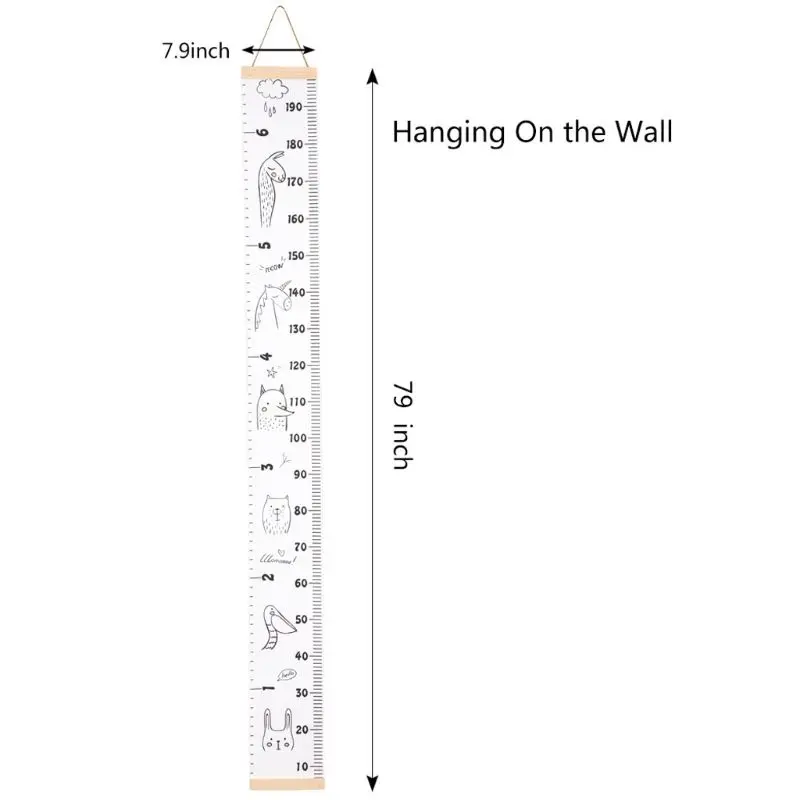 Детская диаграмма роста, холст, настенный, измерительные линейки для детей, для мальчиков и девочек, украшение комнаты, детская комната, съемный рост и рост