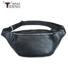 Мужские сумки через плечо из коровьей кожи новые мужские настоящие кожаные винтажные повседневные модные брендовые Поясные Сумки из натуральной кожи поясные сумки