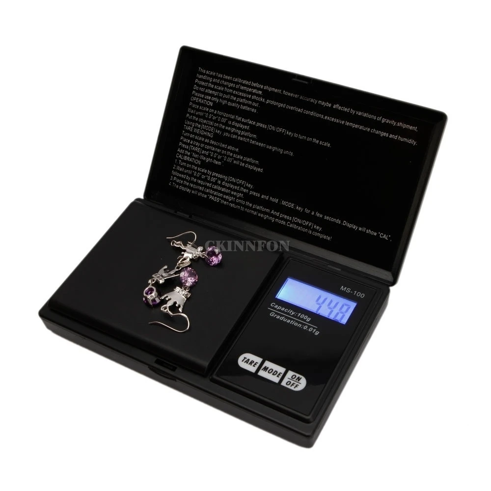 

DHL 50PCS New Mini Digital Scales Pocket 100g x 0.01g Weight Jewelry Scale Gold Silver