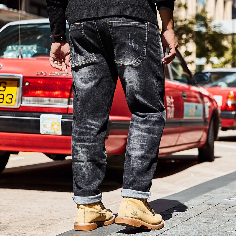 Sepatu Bot Koboi jeans Pria Peregangan 