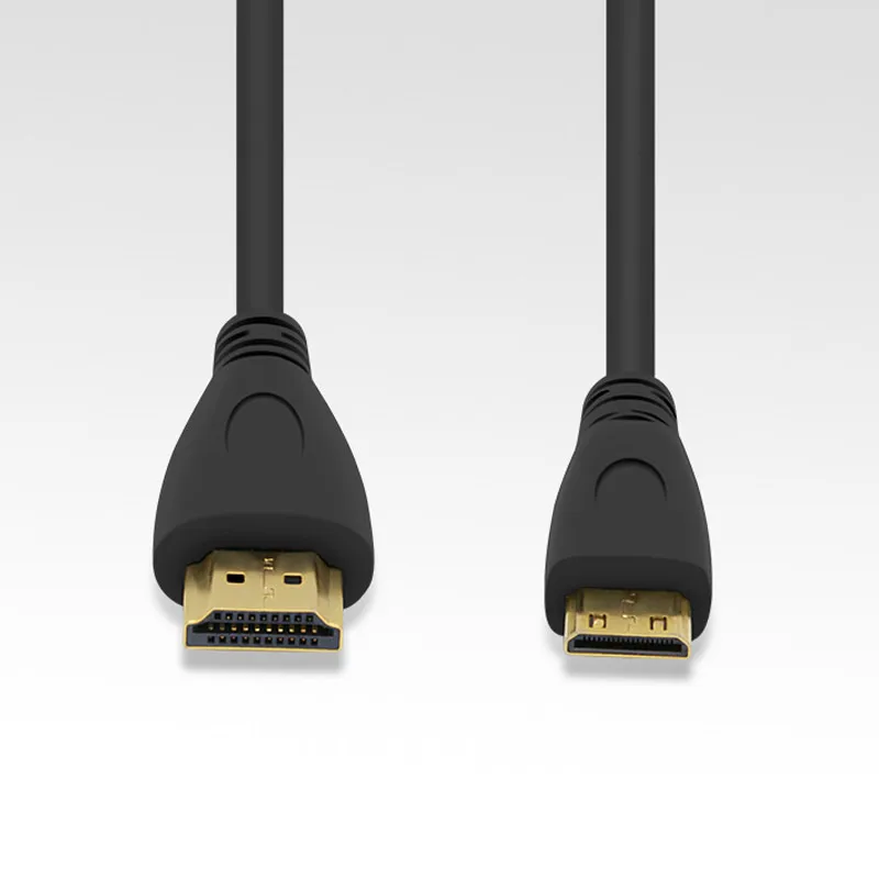 Позолоченный HDMI к MINI HDMI кабель 1,4 версия штекер Male-Male HDMI 1080p 3D для планшетов 0,5 м 1 м, 1,5 м, 2 м, 3 м, 5 м