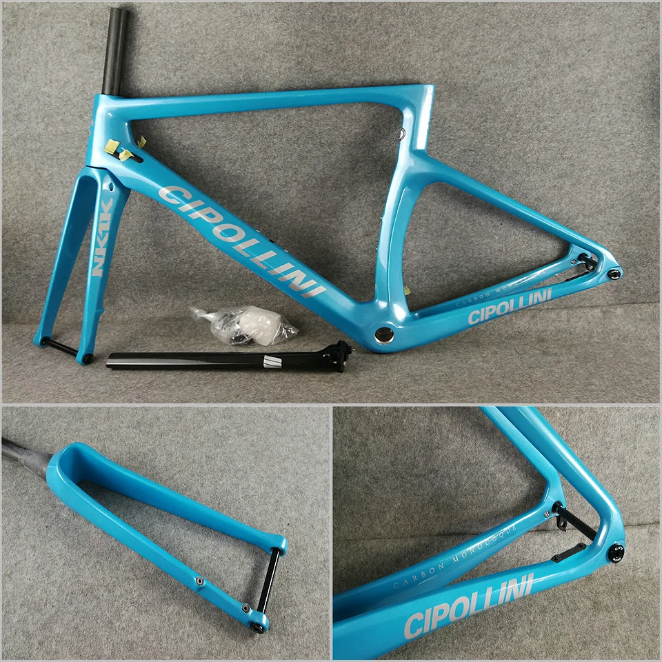 Ottanio блестящие дисковые тормозные велосипедные рамы T1000 3K Cipollini NK1K Углеродные